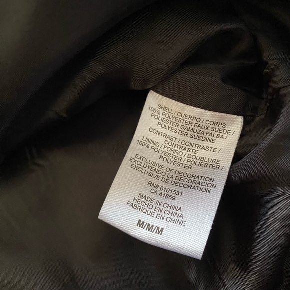 D-Signed Disney Descendants 3 Faux Suede Moto Jacket, Girls size M( 10/12) - Picture 13 of 14